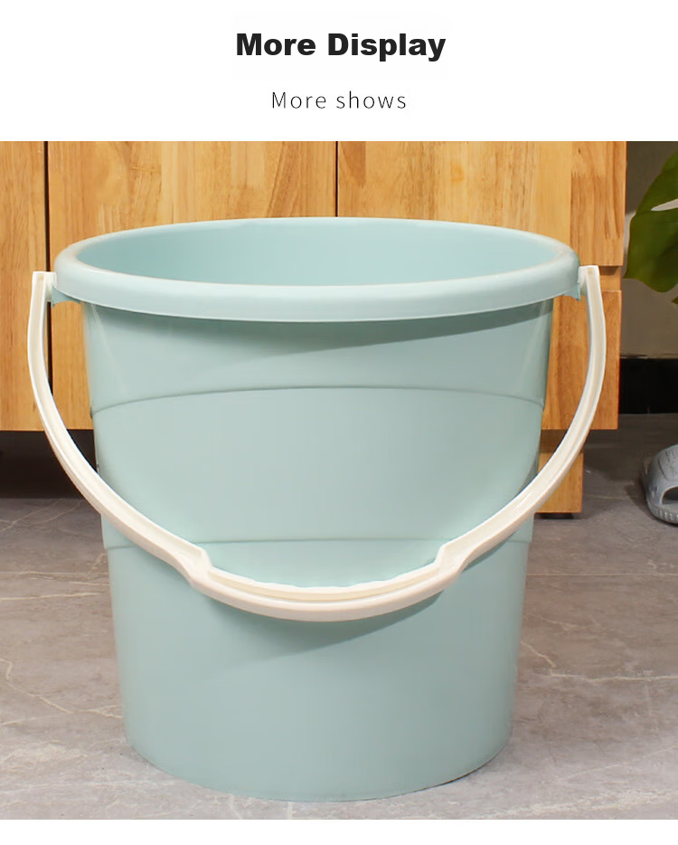 Fuaijia Water Bucket, Thickened Approximately 30L, Plastic Bucket for Water Storage, Bathing Bucket, Mop Bucket, Car Washing Bucket, Foot Washing And Soaking Bucket 10