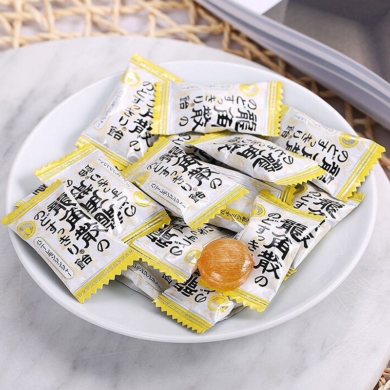 龙角散 蜂蜜柠檬生姜味润喉糖果 69.3g 日本进口 草本润喉 清新口气