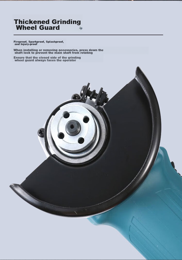 MAKITA Angle Grinder, Cutting Machine, Polisher, Hand Sanding Wheel, Rear Switch M9513B 11