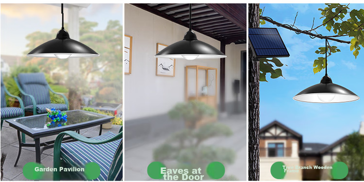 Intelamp Solar Garden Light, Outdoor Waterproof, Home Lighting, Villa Landscape Decoration with Bulb, Pendant Light, Garden Light 3
