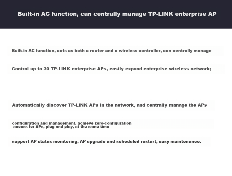 TP-LINK Enterprise-Grade Gigabit Wired Router, Firewall/VPN/AP Management, TL-R476G 2