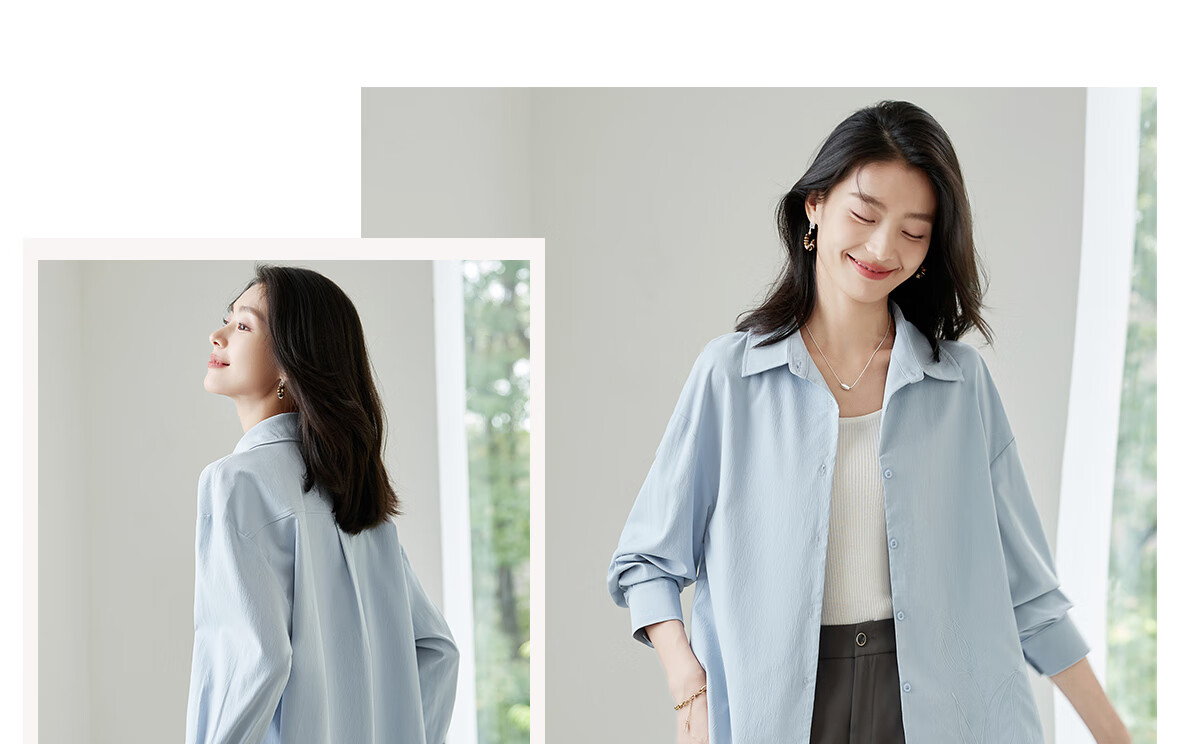 Chushen Spring And Autumn Long-Sleeve Shirt for Women, Wilderness Maillard Floral Embroidery Elegant Office Versatile Blouse S143C2024 13