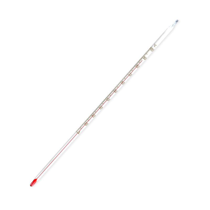 CONJANT Glass Thermometer -30 to +110℃ Alcohol Glass Rod Temperature Meter for Water, Air, and Liquid Temperature Measurement