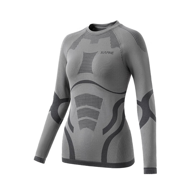 SURPINE Yuxue Series Merino Wool Quick-Dry Ski Base Layer for Women, Functional Underwear, Sweat-Wicking Outdoor Undershirt