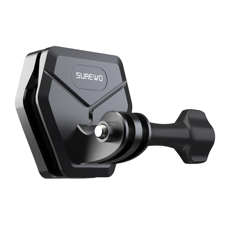 SUREWO Suitable for GoPro 13, DJI Osmo Action 6/5/4 Action Camera, Motorcycle Aluminum Alloy Windshield Clip, Mounting Bracket, Acepro 2 Cycling Clip, Nano Accessories