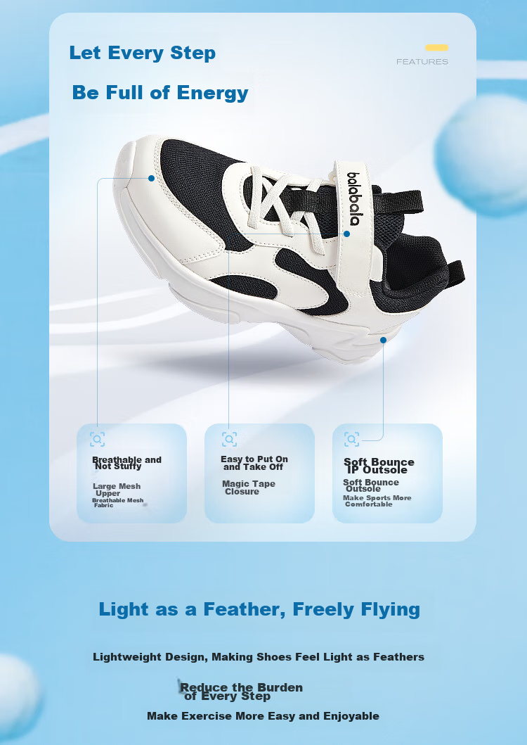 BALABALA Children's Shoes, Boys And Girls Sports Shoes, Breathable Mesh Shoes, Autumn 2024, Lightweight Footwear, 208324140206 3