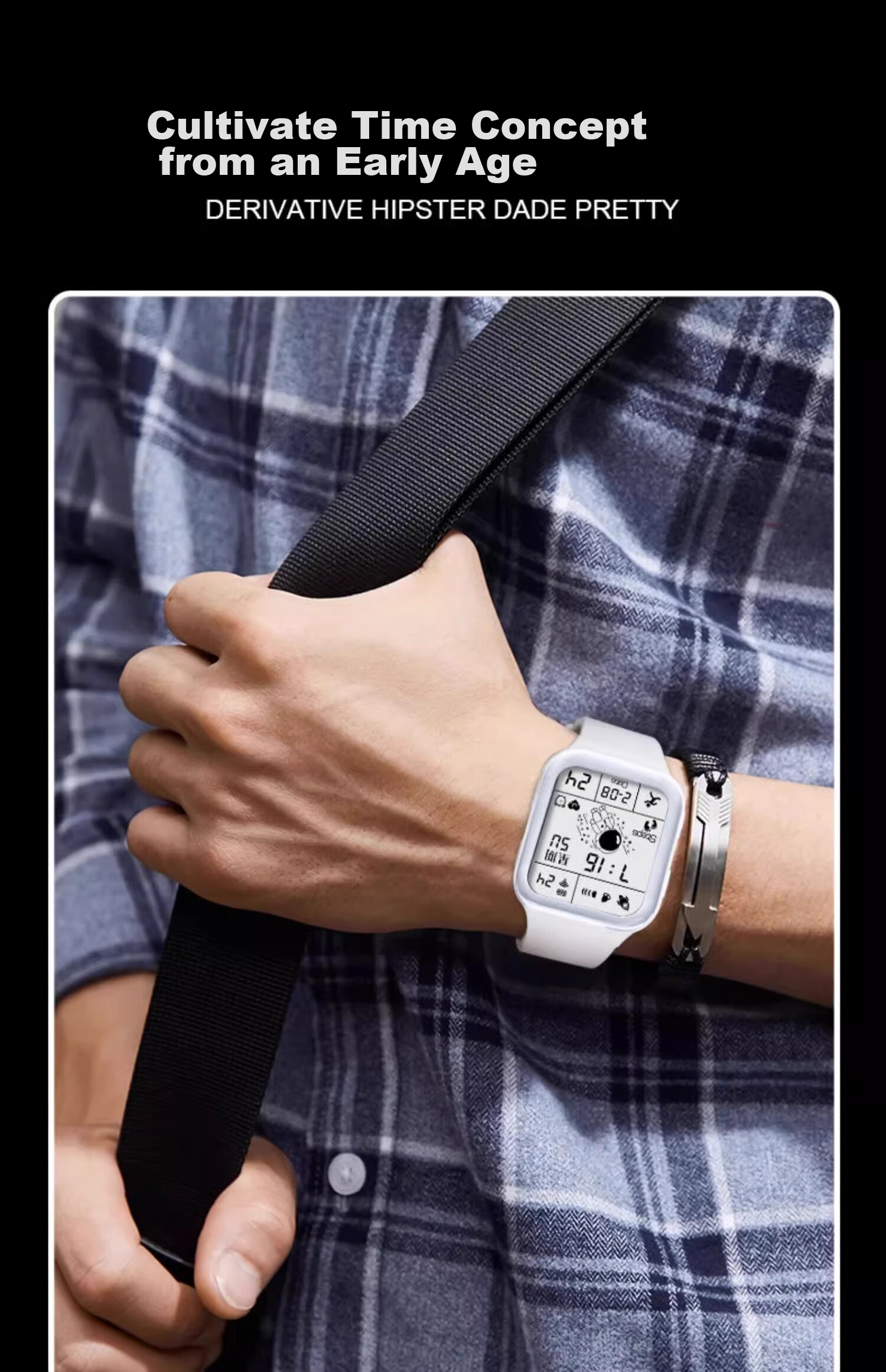 MAX-G Full-Screen Watch for Teenagers, Middle School Students, Girls, Boys, Electronic Watch with Waterproof, Luminous, Multifunctional Sports Design for Childre 18