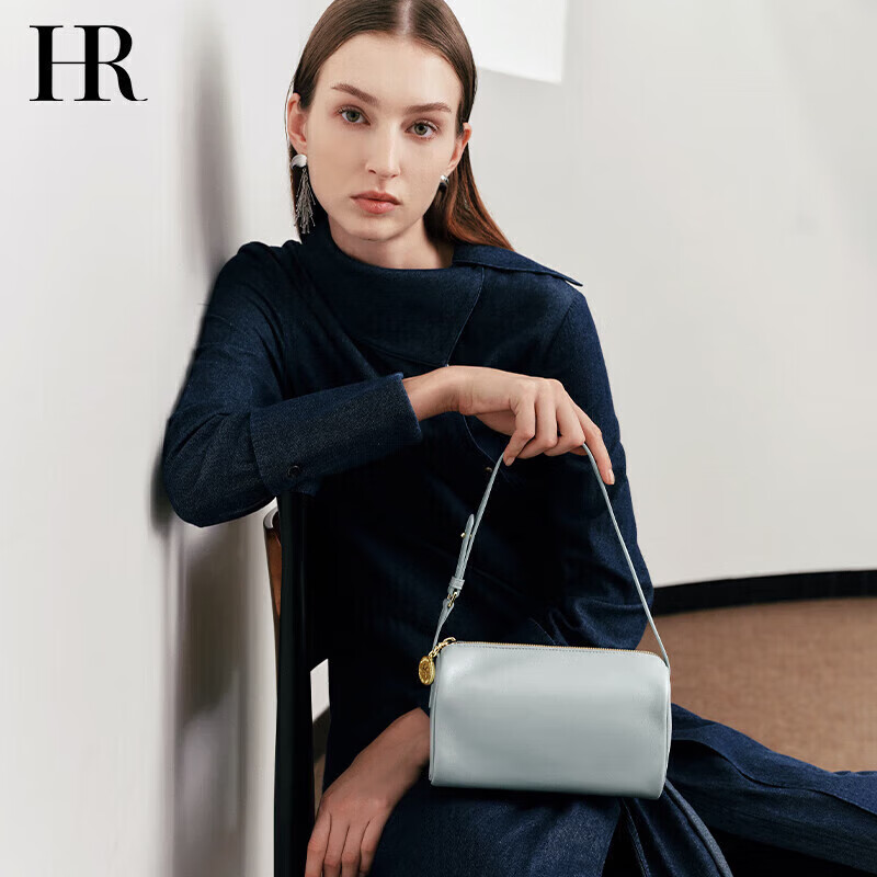 HR Handbag, Women's Shoulder Crossbody Bag, High-End Lambskin Pillow Bag, Birthday Gift for Girlfriend