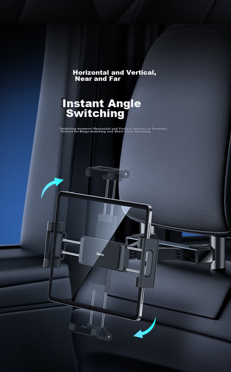 BASEUS Car Tablet Holder, IPad And Phone Mount for Rear Seats, Suitable for Online Car Rentals, New Model for Spring Festival Travel in 2026 7