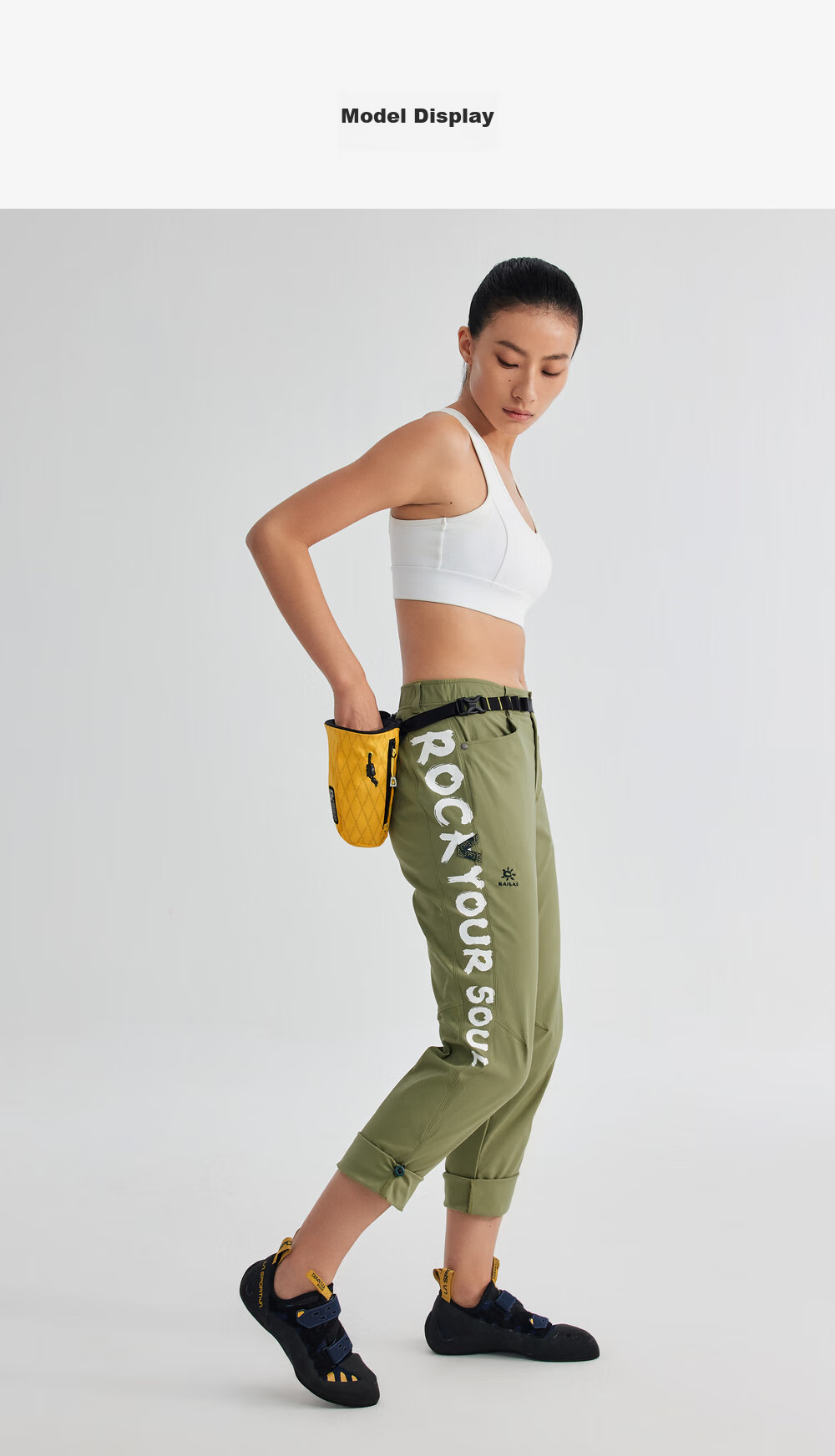 KAILAS 9a Climbing Pants, Elastic Breathable Lightweight Durable Quick-Dry Pants, Professional Outdoor Hiking for Wome 10