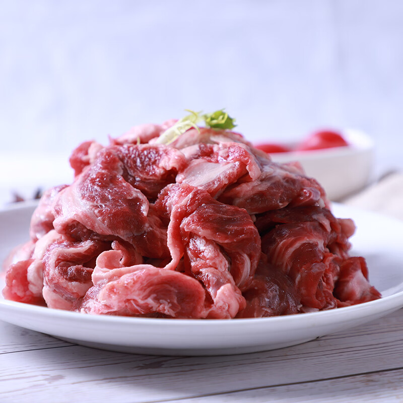 庖丁佳国产原切筋头巴脑 净重2斤 筋肉相连 冷冻谷饲清真 排酸牛肉