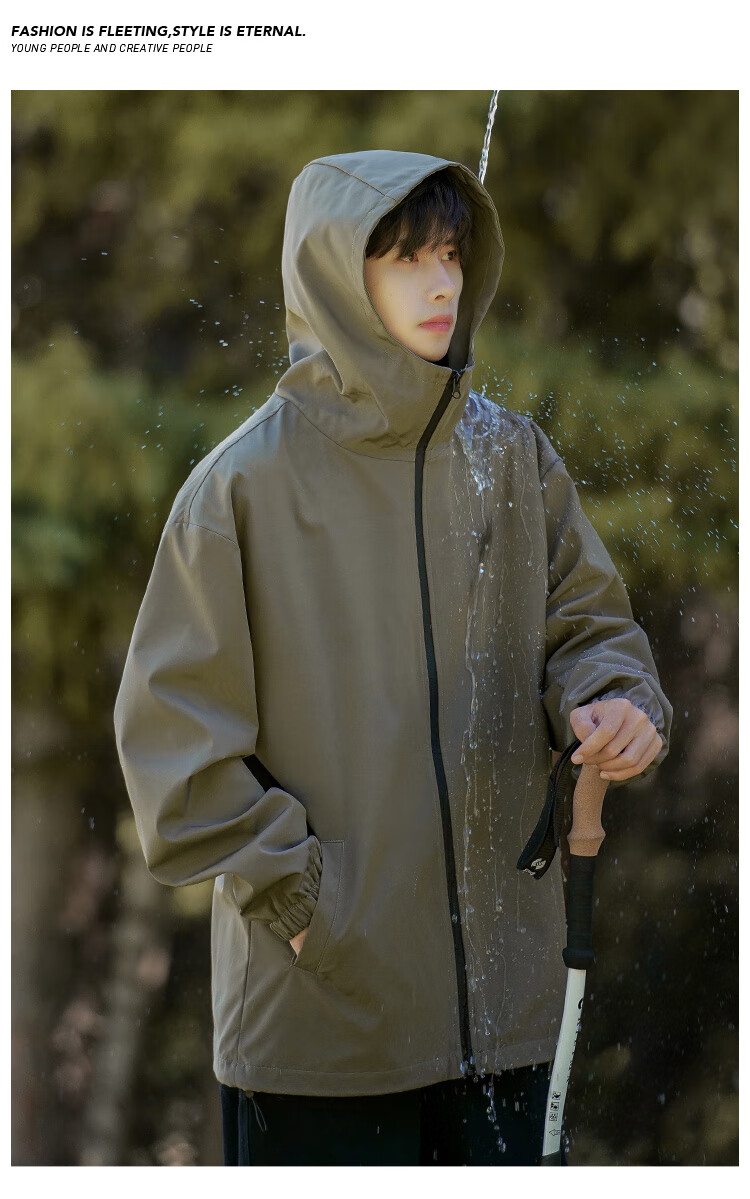 MMOPTOP Black Knight Outdoor Sports Jacket for Men And Women, Spring And Autumn Functional Workwear Hiking Coat, Black, Size M 10