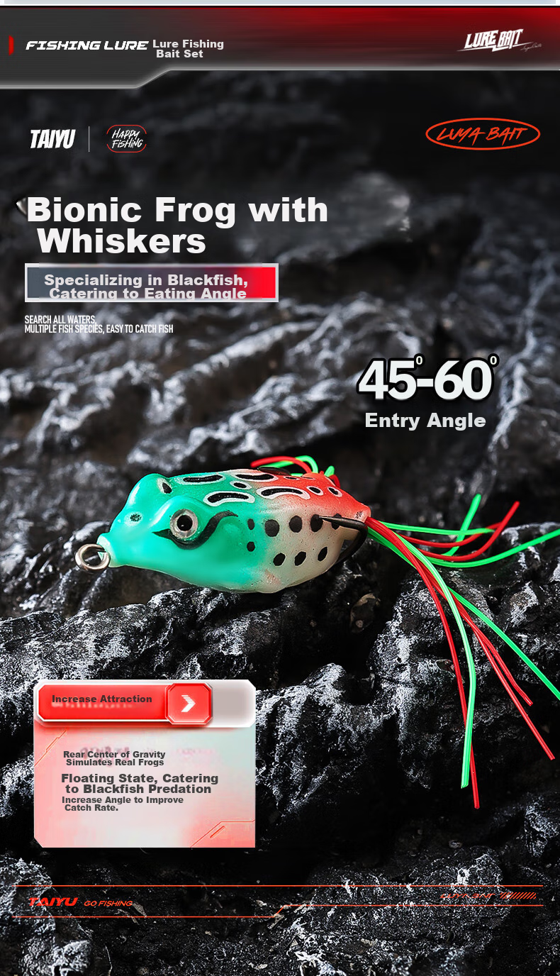 Taiyu Freshwater And Saltwater Artificial Bait, Hard Bait VIB Frog, Minnow, Spoon Bait, Single And Double Tail Soft Bait, Lure Fishing Set of 92 Pieces 4