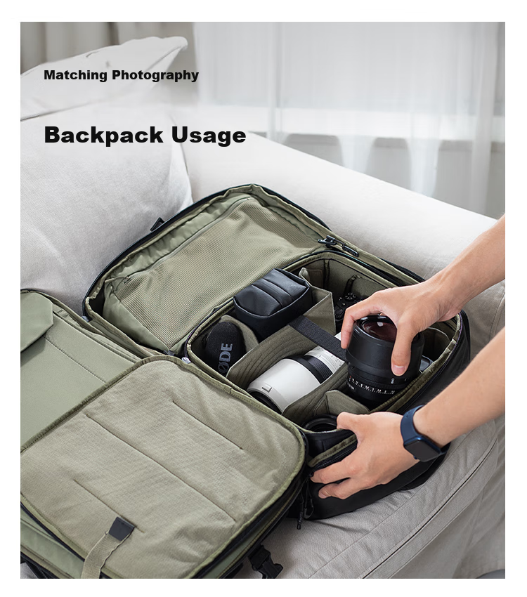 PGYTECH Camera Inner Case, DSLR Lens Inner Case Storage Bag, Shoulder Photography Bag, Camera Bag, DIY Partition, Shockproof Handheld Anti-Splash Portable Storage, XS Size 9