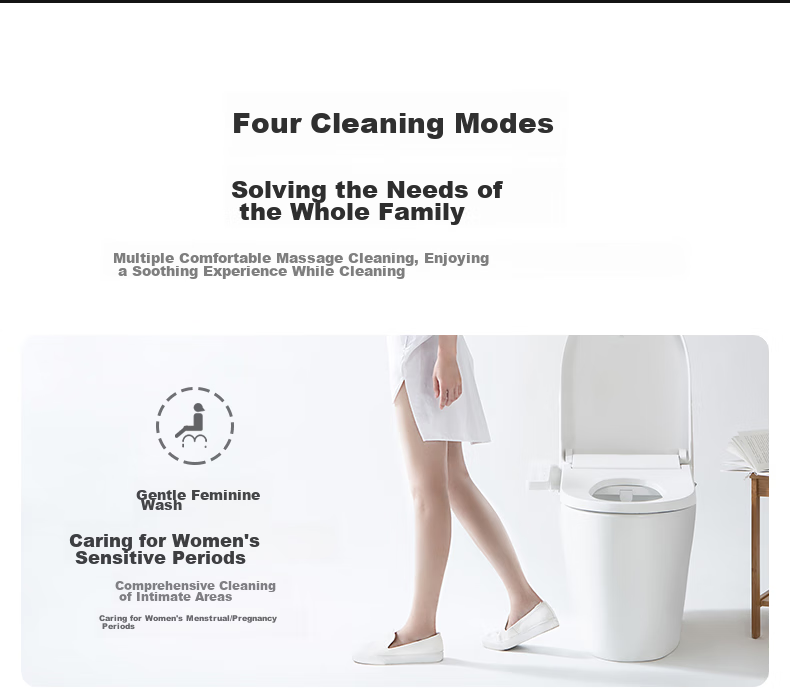 SMARTMI 2Pro Sensor Smart Toilet Seat with Warm Air Drying, Heating, Automatic Sensor, Antibacterial Toilet Cover 15