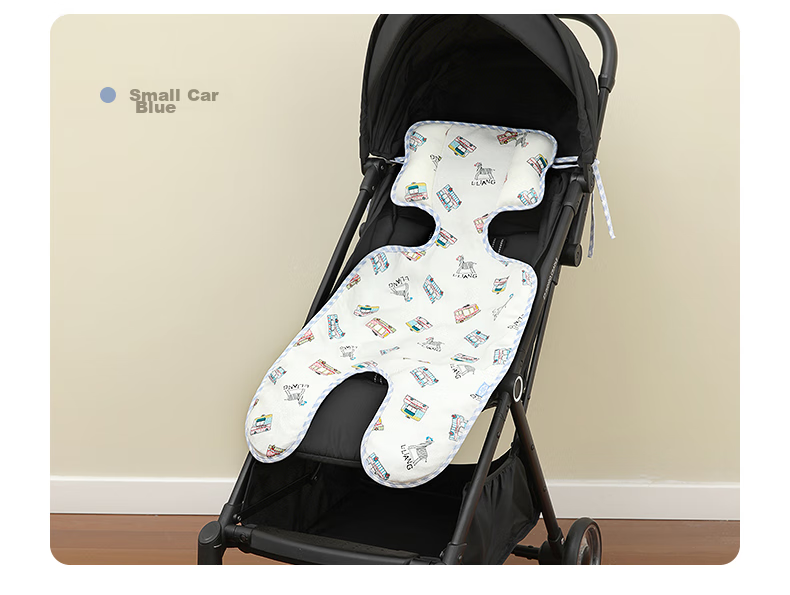 Liangliang Baby Stroller Cooling Seat Pad Ramie Newborn Cushion Children's High Chair Cooling Mat Fantasy 75*35cm 7