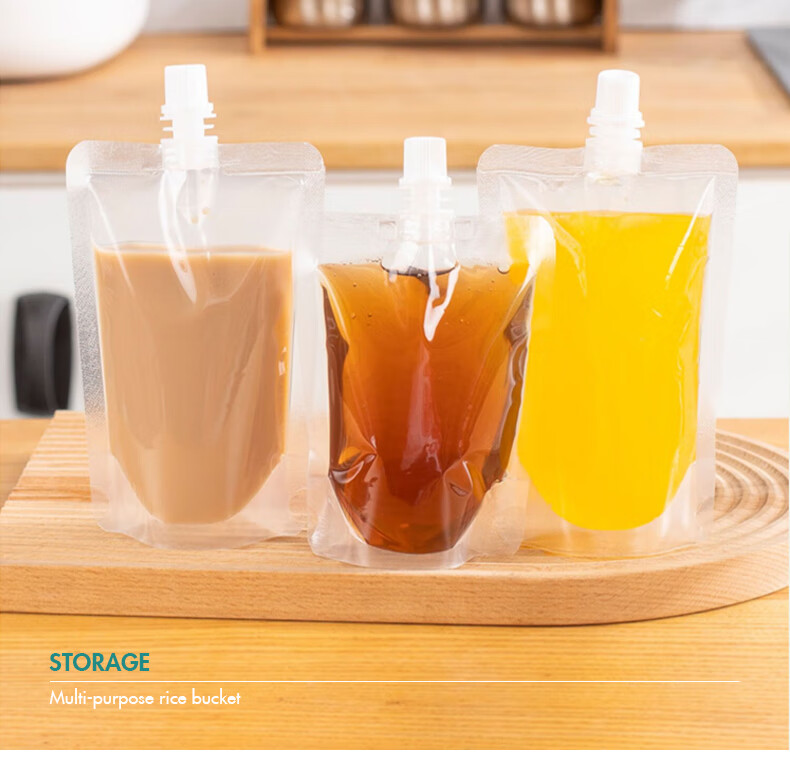 AOmeiyou Disposable Soup Bags, 500ml, 50 Pieces, Takeout Soup Bags for Luosifen And Commercial Use, Divided Soup Packets 3