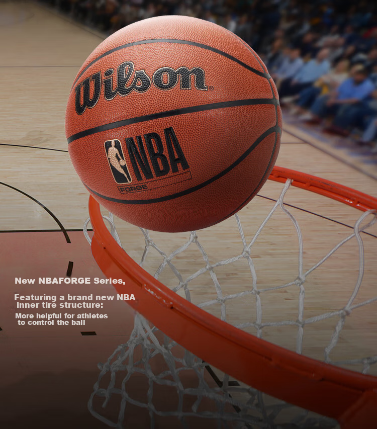 Wilson NBA FORGE Series Indoor/outdoor Youth And Children's Size 5 Basketball 3