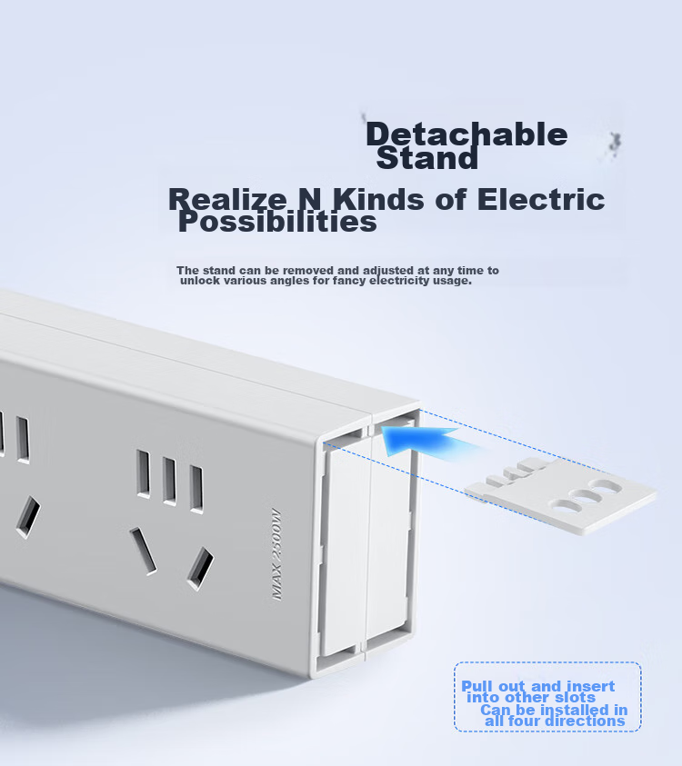 BULL Lightning Protection PDU Desktop Overload And Overpower Protection Under-Desk Gaming Cabinet Socket/power Strip/extension Cord/surge Protector, 8 Outlets with Master Switch, 3-Meter Specification GNE-P108ET 8