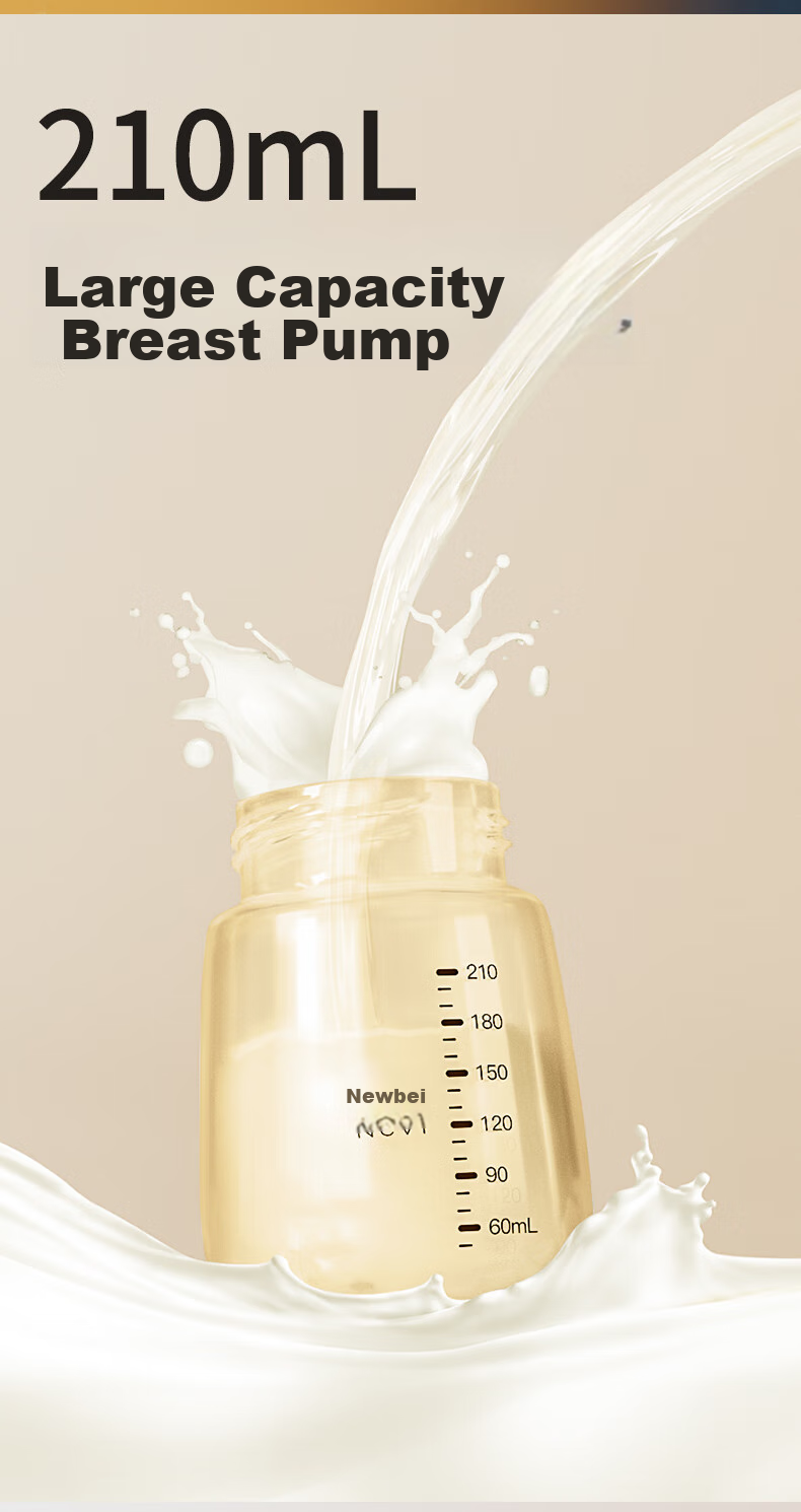 Xenbea Wearable Breast Pump with Bottle 8113-1 16