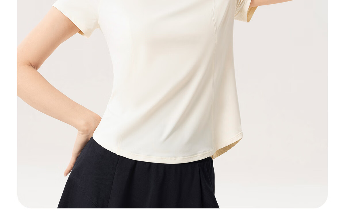 361° Women's Sports Fitness Yoga Top for Spring And Summer, Running Short-Sleeve T-Shirt, Stylish Quick-Dry Yoga Wear 15
