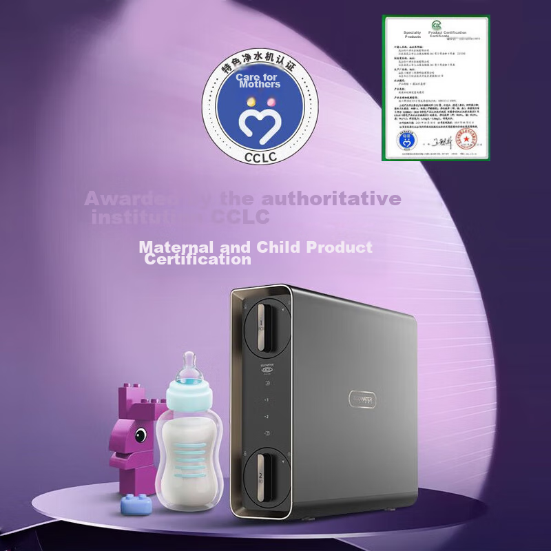 ECOWATER Water Purifier, Mercury PRO Under-Sink Home Direct Drinking 1000G Water Purification System, Long-Lasting RO Reverse Osmosis Smart Display, Zero Stagnant Water, Baby-Friendly High-Quality Sterilizing Household Appliance with Subsidy ERO185-2