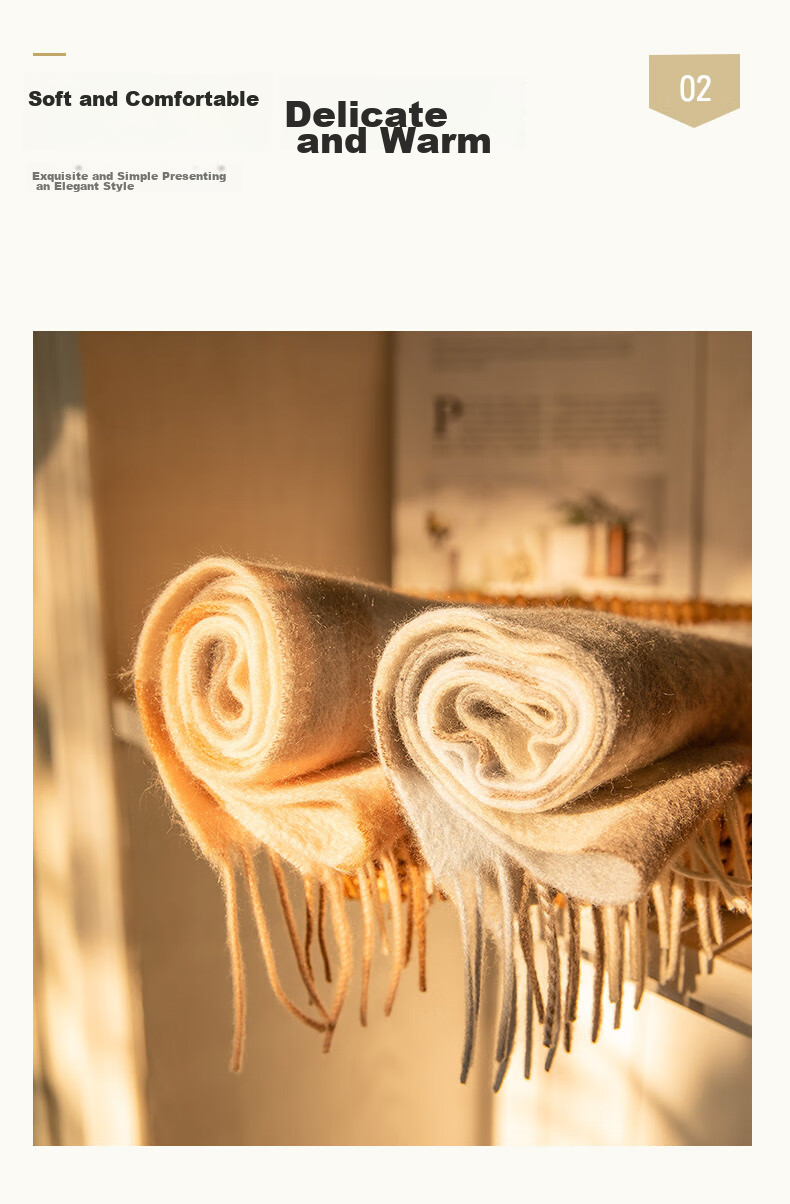 Siggi [Gift Box] Pure Cashmere Scarf for Women, Autumn And Winter British Plaid Shawl, Warm Neck Wrap, Mid-Autumn Festival And New Year Gift 17