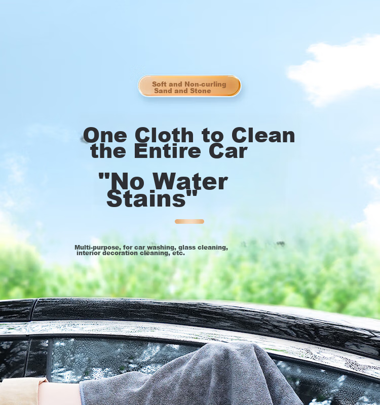 BIAZE Car Wash Towels, 40*40cm, 4 Pack, Thickened, Specially Designed for Interior And Glass Cleaning, Absorbent Car Cloths 10
