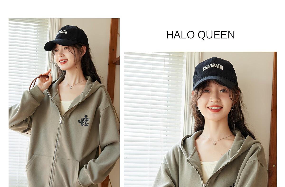 Halo Queen Women's Hoodie Jacket, Zip-Up Sweatshirt, New Year Red Outfit Top H143U1004 25