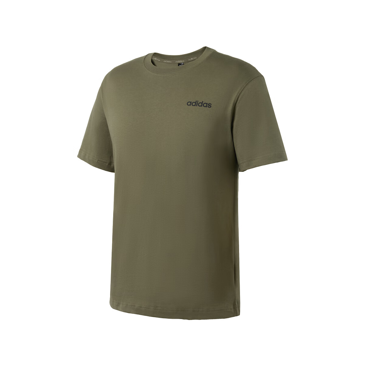 Adidas Short-Sleeve Cotton Round Neck Undershirt, Casual Versatile Top for Men, Size L