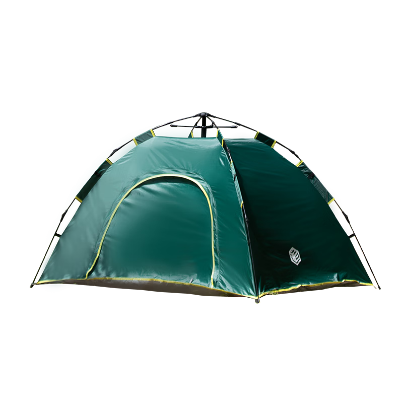 JD Original Park Quick-Open Tent, 2.8 Square Meters, Pop-Up Design, Windproof And Sun-Resistant, Portable Outdoor Camping Equipment, Army Gree