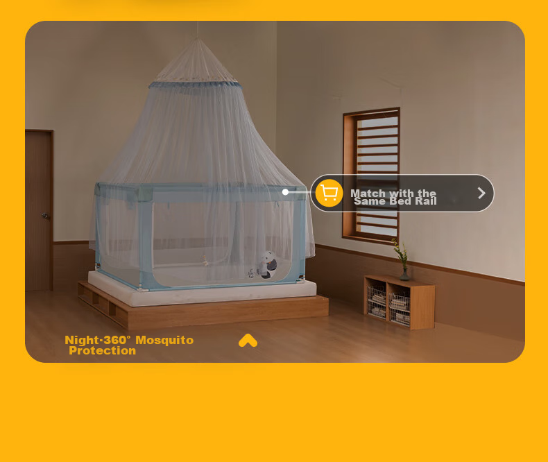 MEDOGA Class A Maternal And Infant Palace-Style Floor Mosquito Net, Home Use, Ceiling-Mounted, No Installation Required, Princess Style, Light Beige, 1.8 Meters [Romantic And Elegant] 27