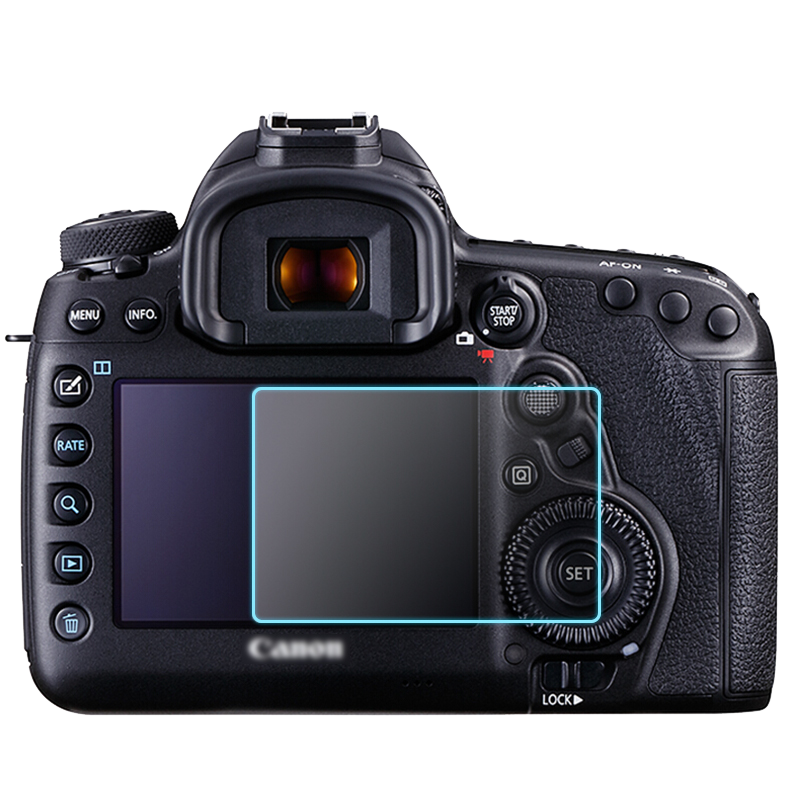 JJC Tempered Glass Screen Protector for Canon 5D4, Compatible with Canon 5D3, 5DS, 5DSR Camera Screen Protection Film, DSLR Accessory