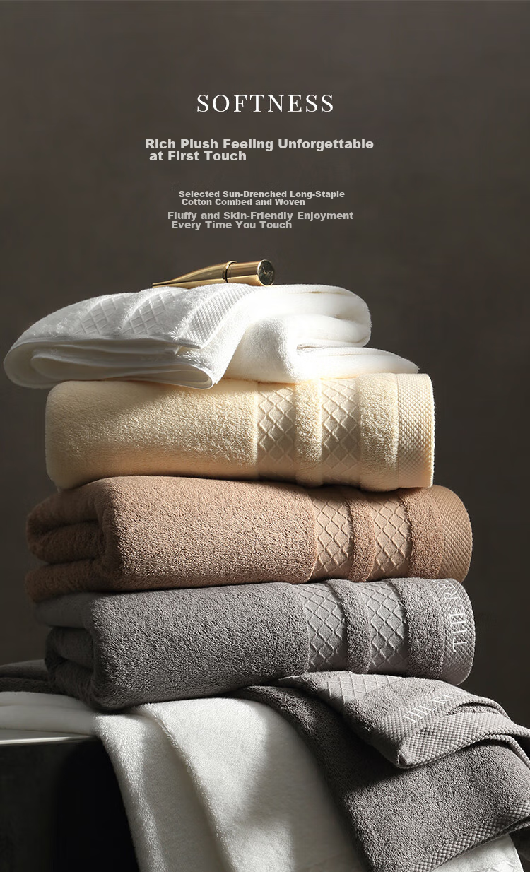 Canasin Antibacterial Bath Towel [First Class Series], 800g Thickened Quick-Drying Soft Adult Large Bath Towel, Brown, Sports 10