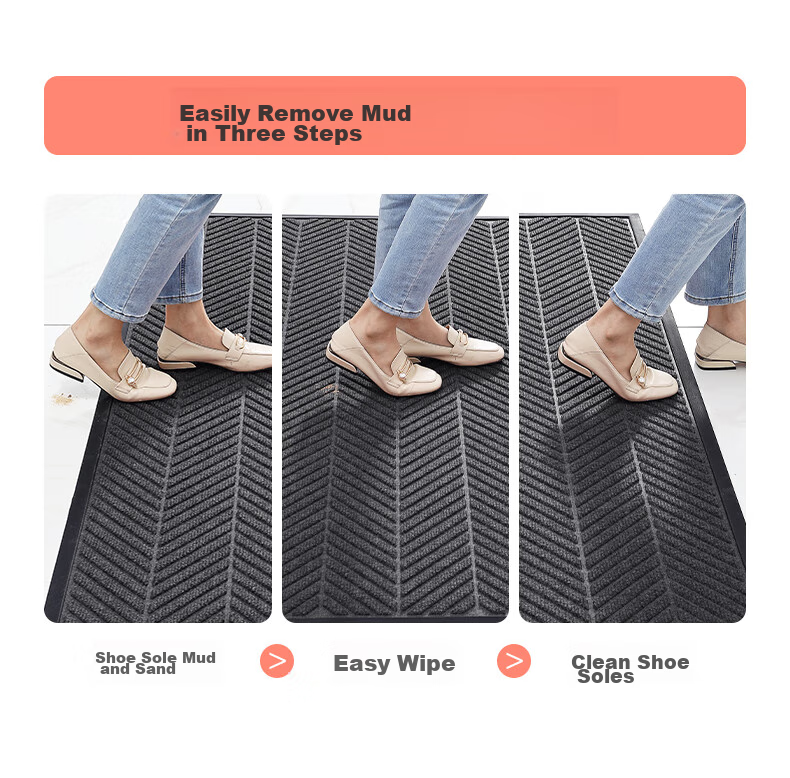 Dajiang Entrance Door Mat, Rubber Doormat, Indoor Carpet, Commercial High-End Floor Mat, Entrance Mat, 120x180cm 6