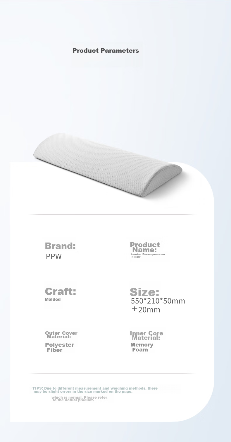 PPW Lumbar Support Pillow Back Cushion Bed Pillow for Sleeping, Spine Pillow, Pregnancy Pillow for Side and Back Sleeping 12