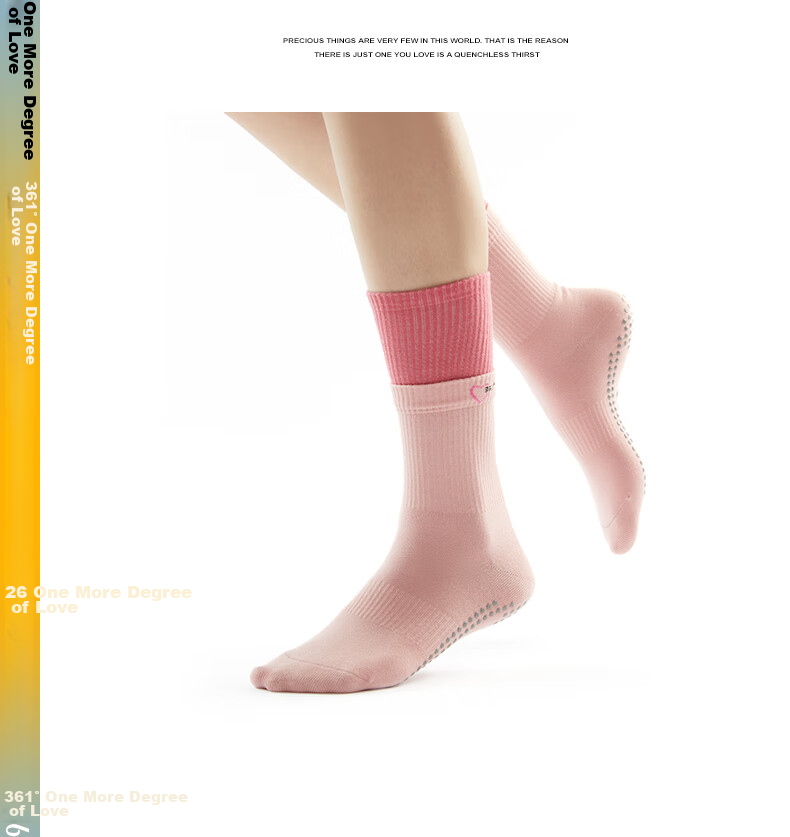 361° Sports Long Socks, Yoga Non-Slip Socks, Fitness Indoor Floor Exercise Breathable Socks, Foot And Leg Protectio 18