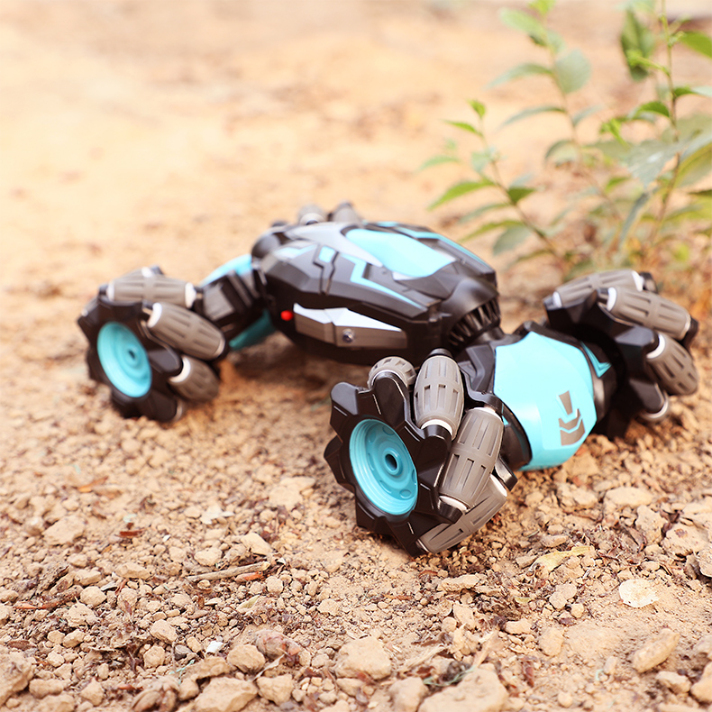 Babamama Remote Control Car Children's Toy Boys Milk Dragon Rolling Stunt Car Twisting Flip Truck Sound and Light Off-Road Birthday Gift 9