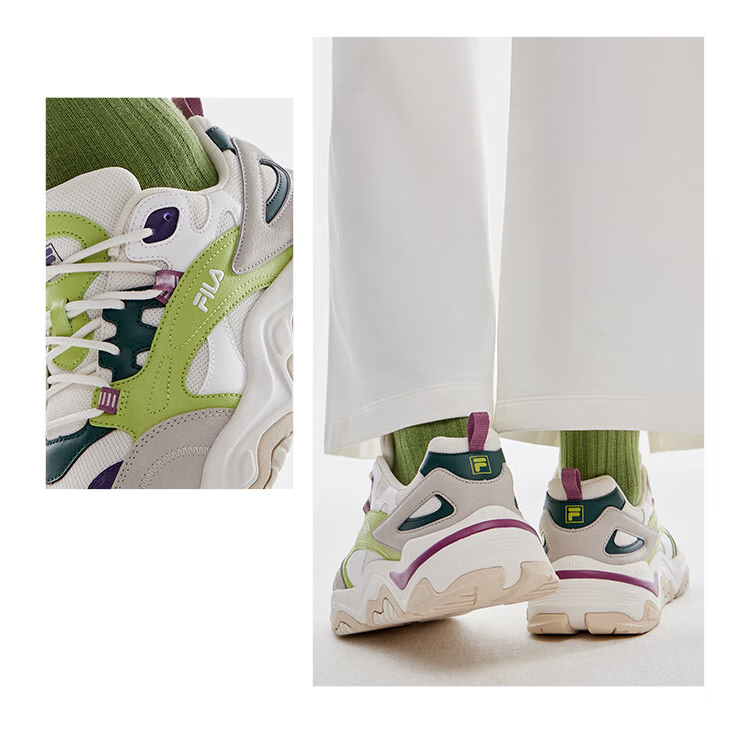 FILA Official COLLINA Women's Retro Outdoor Casual Dad Sneakers 26