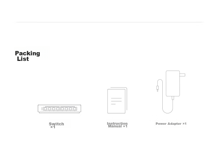 MI 2.5G Switch, 2.5G Electrical Ports *4 + 10G Optical Ports *2, Enterprise-Grade Gigabit Switch, Monitoring Network Cable Splitter, Flow Distributor 21