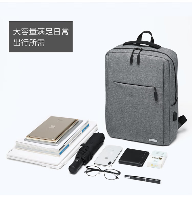 GOLF Backpack for Men, Korean-Style Backpack, 14-Inch Laptop Bag, Business Backpack for Men And Women, Casual Travel Bag, Student Schoolbag 11