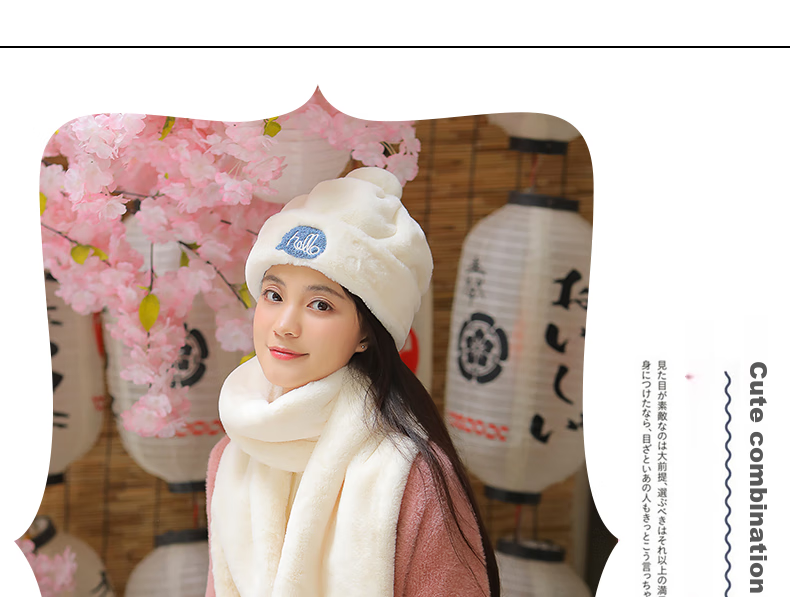 677888 [Gift Box] Three-Piece Set: Hat, Scarf, Women's Gloves And Neck Warmer for Autumn And Winter 2026 New Style Birthday Gift for Girls 22