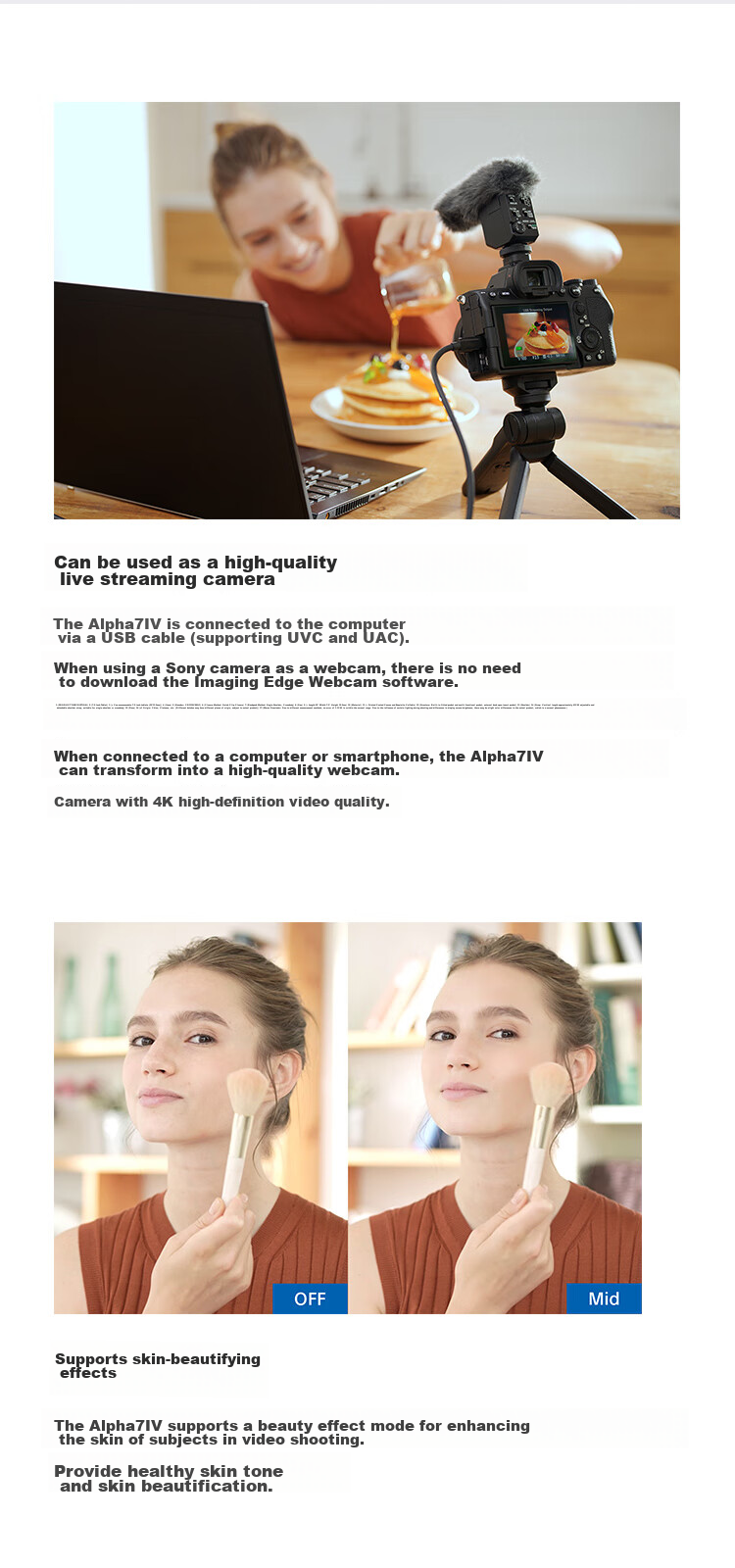 SONY Alpha 7 IV Full-Frame Mirrorless Camera, Creative Appearance Filter, Body Only, 4K 60p (ILCE-7M4/A7M4) 20