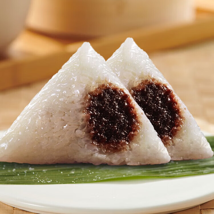 五芳斋 速冻润香豆沙粽 160g*6只 嘉兴粽子甜粽端午粽子早餐食品