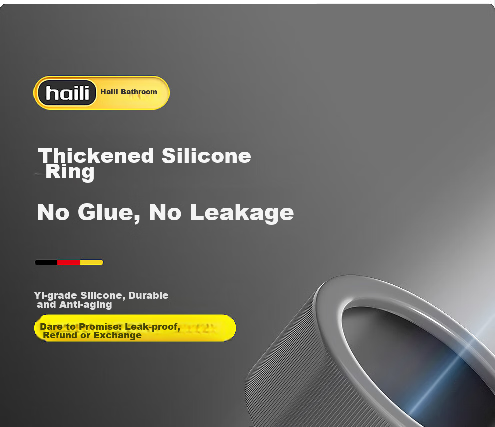 Haili Sink Drain Pipe, Anti-Odor Basin Drain, Flexible Hose Wall Drainage Pipe, ABS Material, 73318Q 5