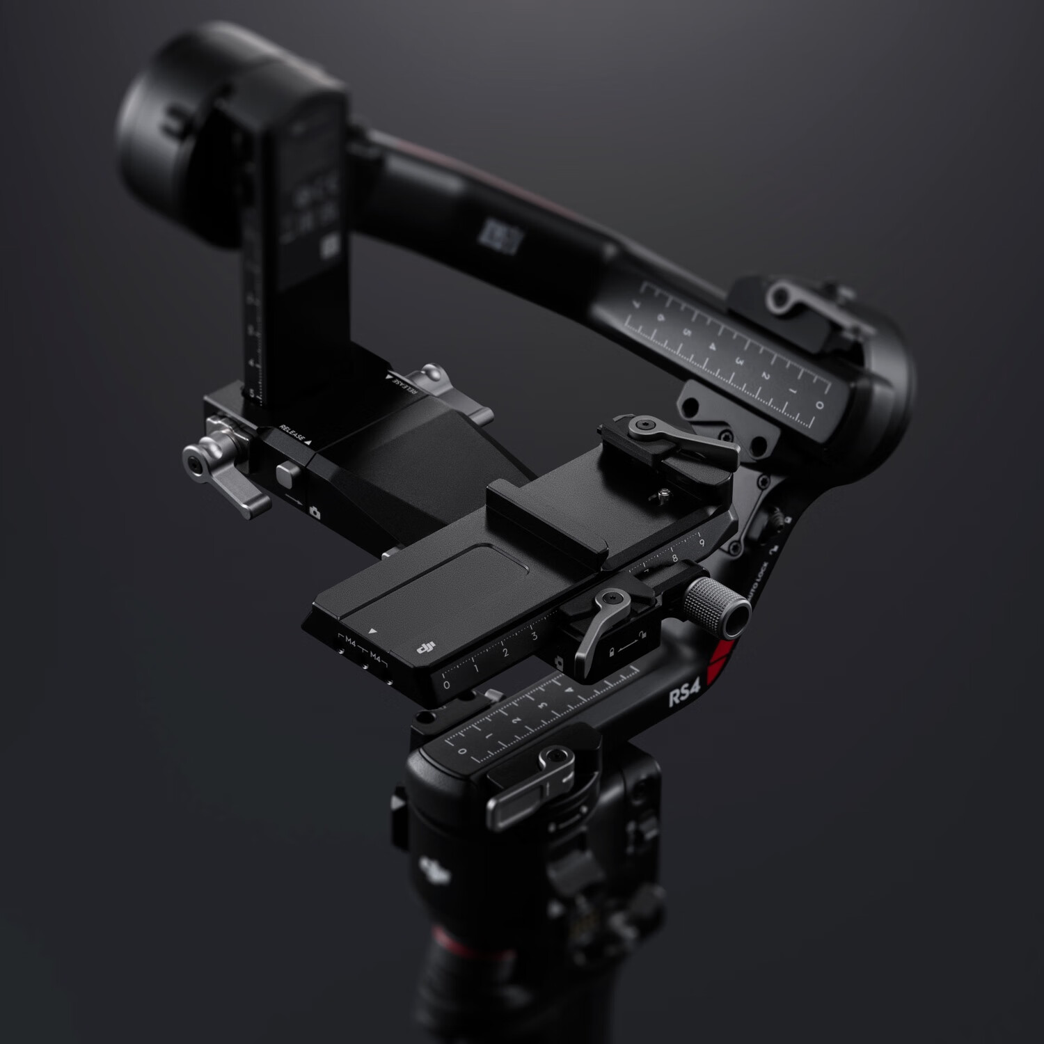 DJI RS Lower Quick Release Plate (2024), Accessory for DJI RS 4/DJI RS 3/DJI RS 2, Gimbal Stabilizer Accessory