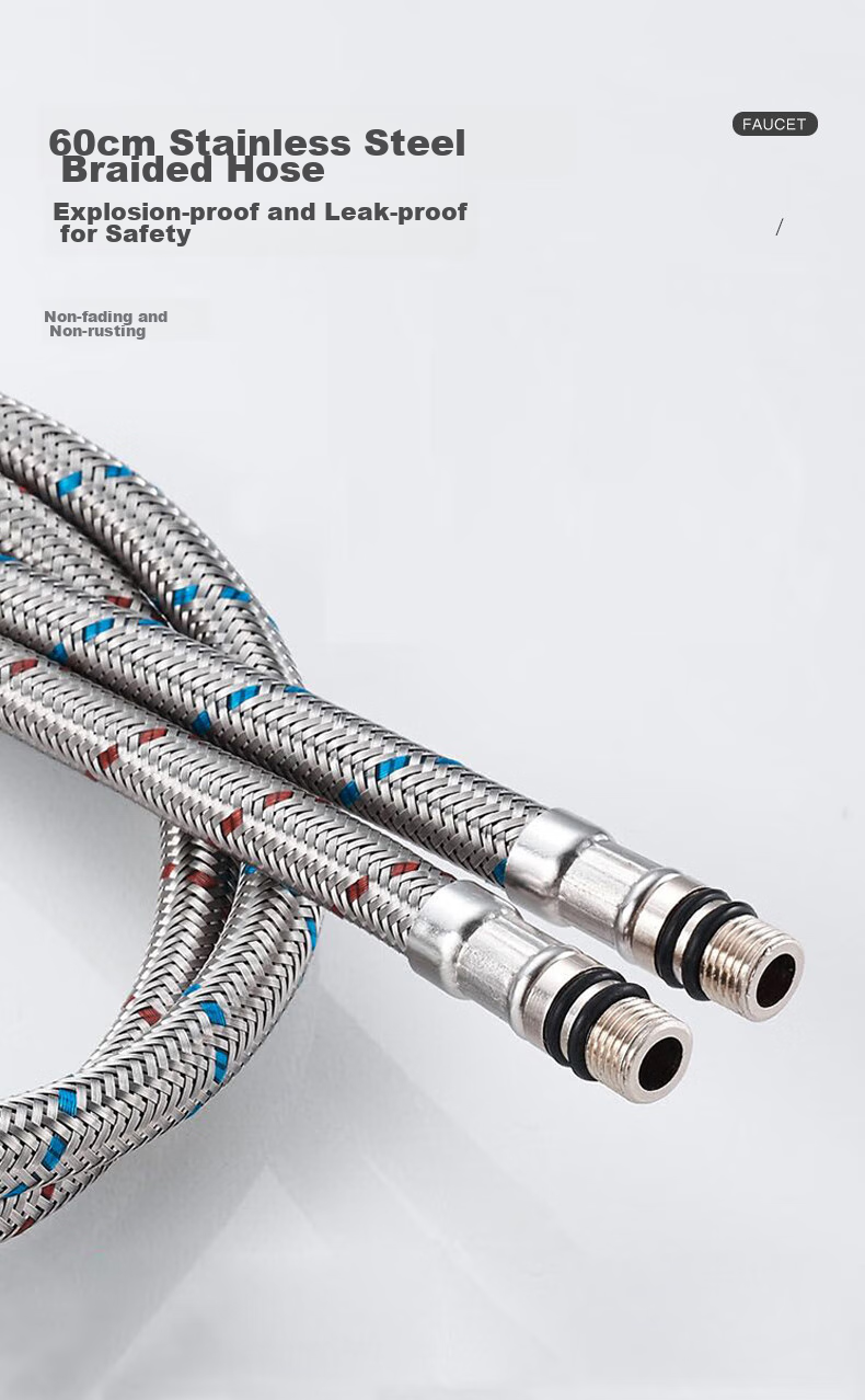 FAENZA Basin Faucet with Hot And Cold Dual Control, Bathroom Sink Tap, Washbasin Tap 103SS 11
