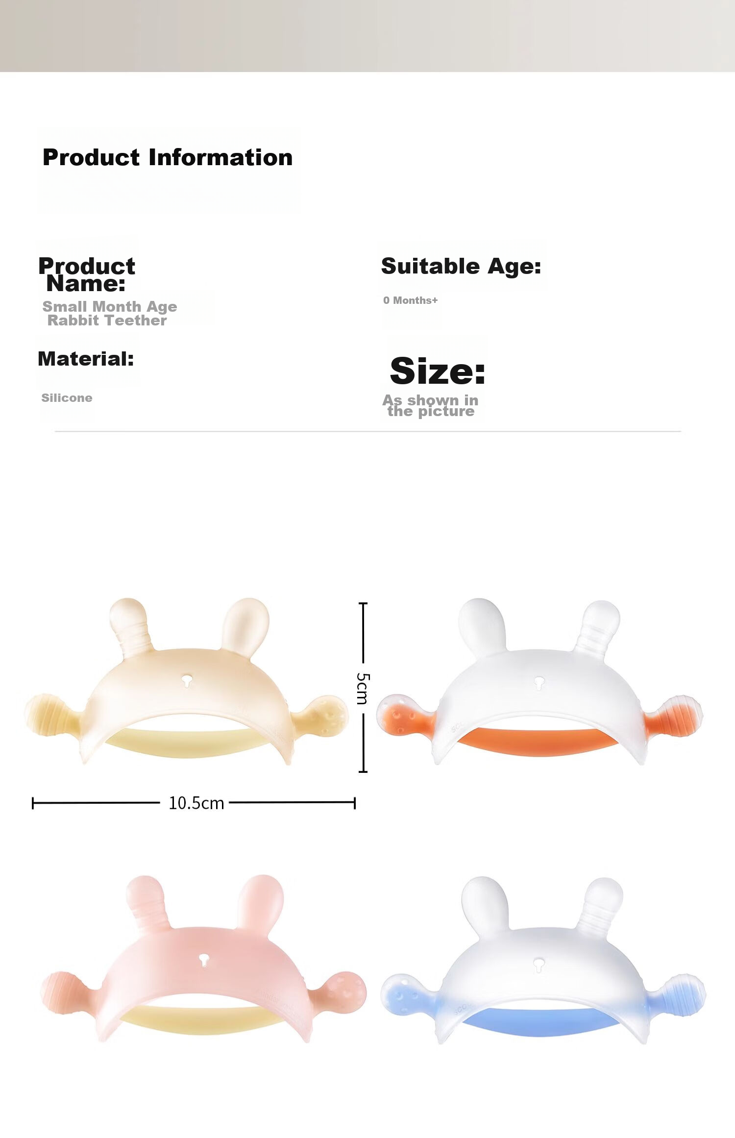 Scoornest Infant Teether Mushroom Toy for 0-6 Months, Soothing Anti-Thumb Sucking Teething Stick 19