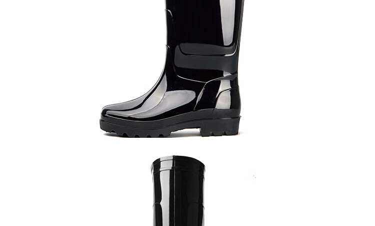 Warrior Men's Ultra-High Rain Boots Adult Waterproof Rubber Overshoes HXL199-B Ultra-High 41 13