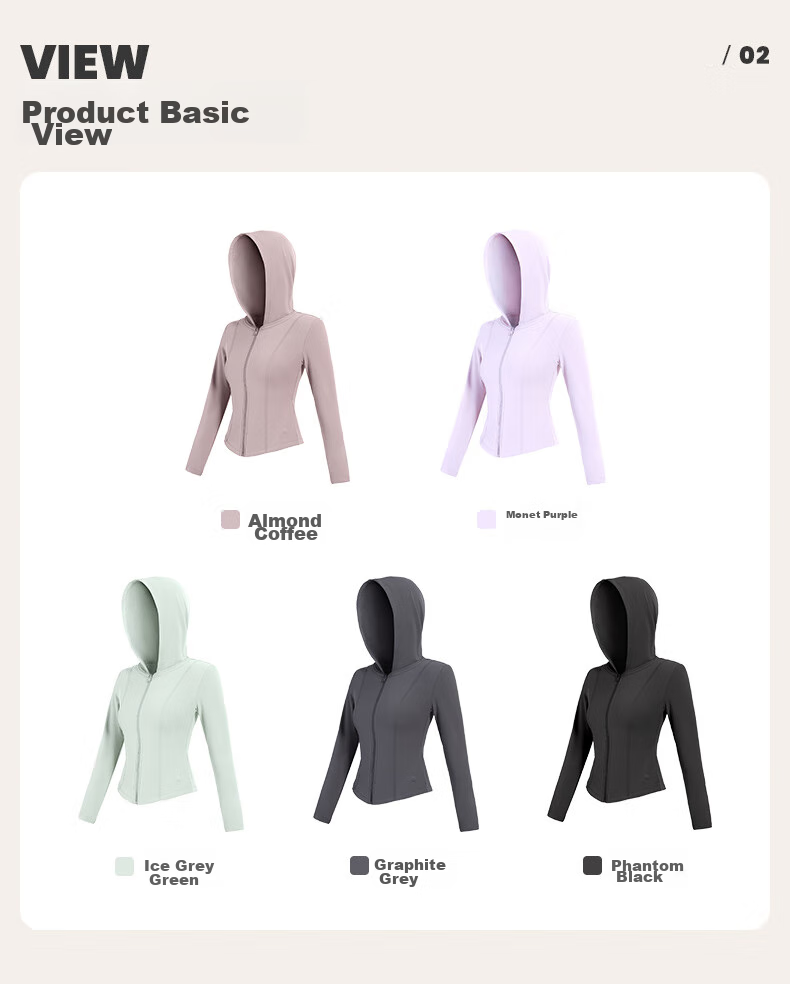 CAMEL Quick-Dry Sun Protection Jacket for Women, Original Yarn Ice-Feel Outdoor Sports Hoodie, Slim-Fit New Summer Top Coat 15